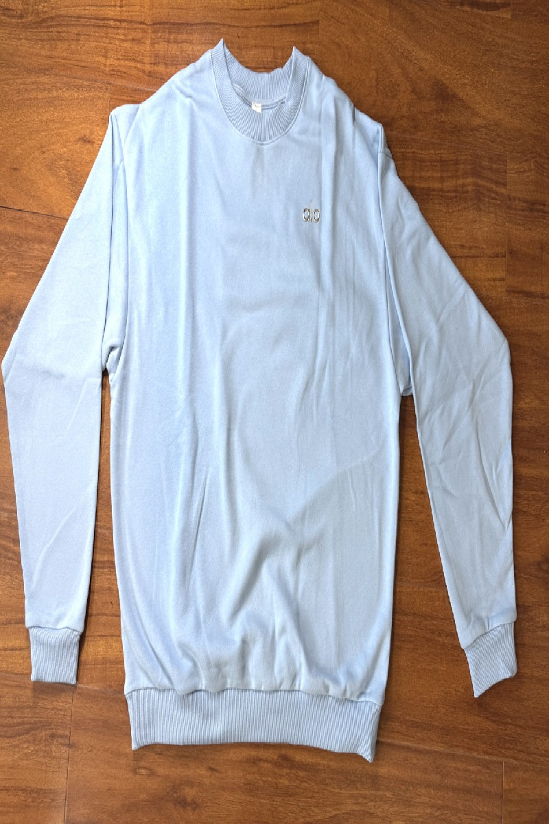Accolade Crew Neck Pullover - Seashell Blue