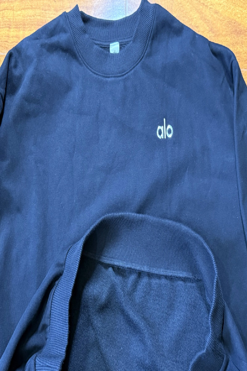 Accolade Crew Neck Pullover - Black