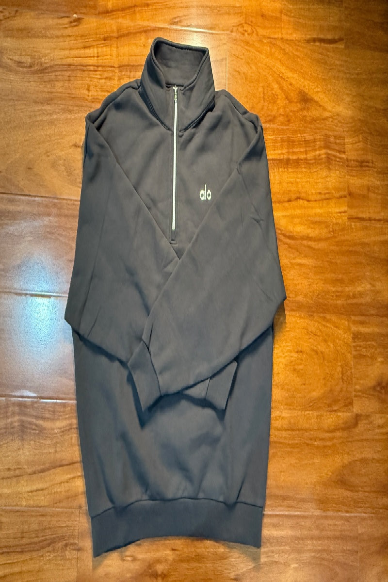 Accolade Quarter Zip Pullover - Black