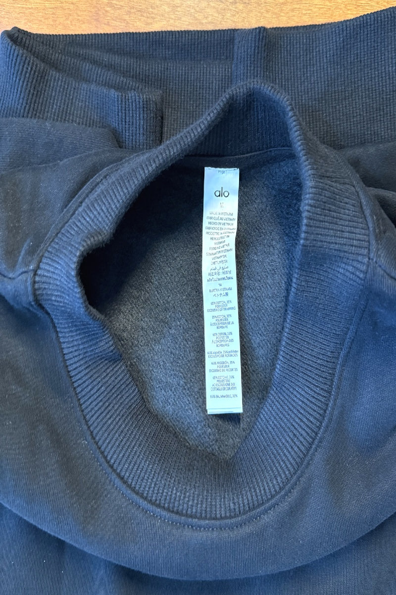 Accolade Crew Neck Pullover - Black