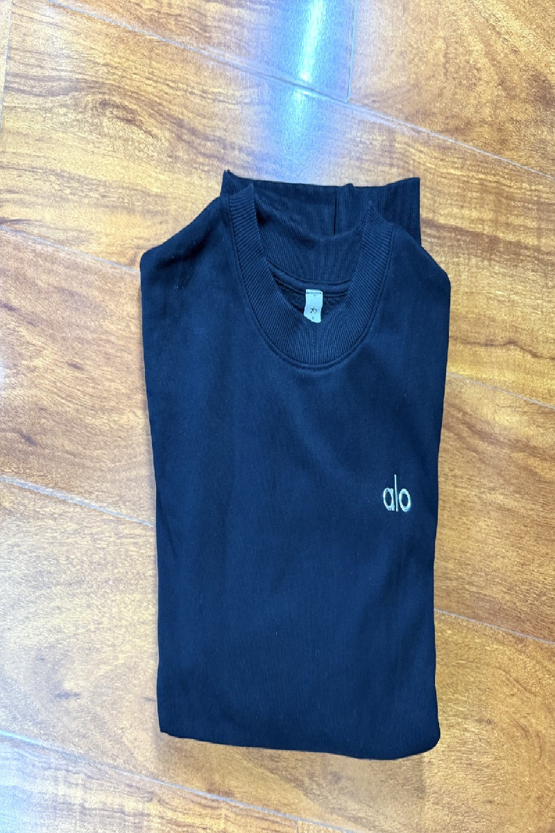 Accolade Crew Neck Pullover - Black