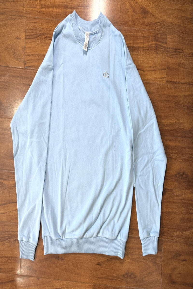 Accolade Crew Neck Pullover - Seashell Blue